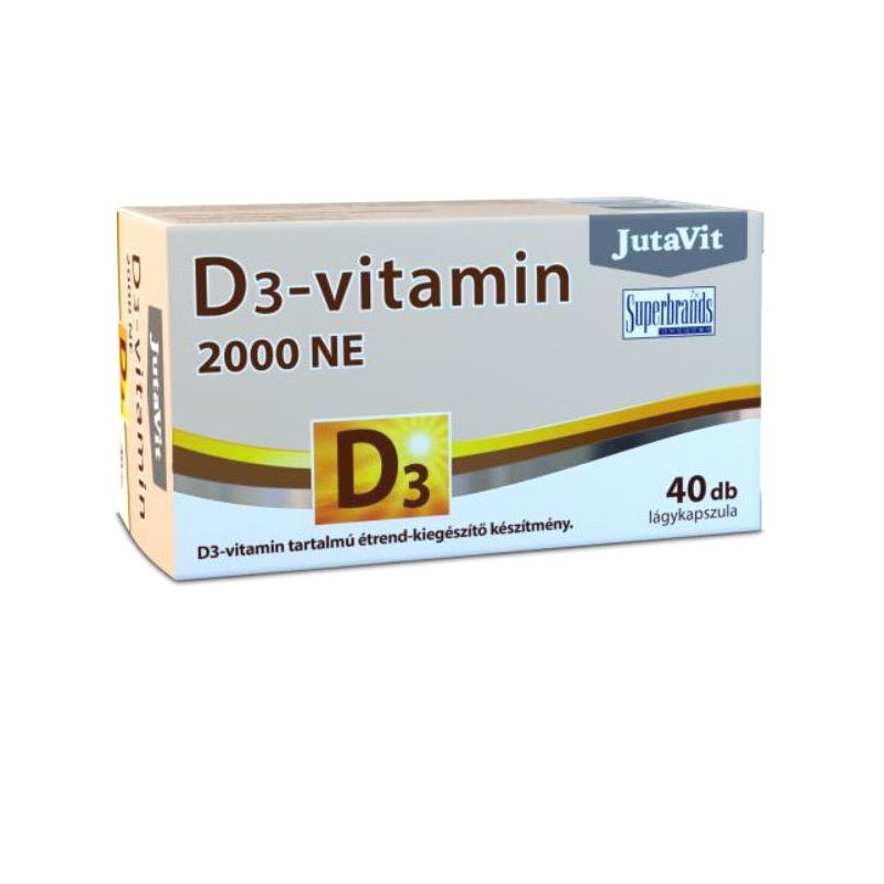 JutaVit Vitamina D 2000 (50 µg) 40 capsule moi