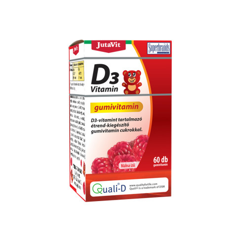 JutaVit VITAMINĂ D3 GUMATĂ 60 ursulete