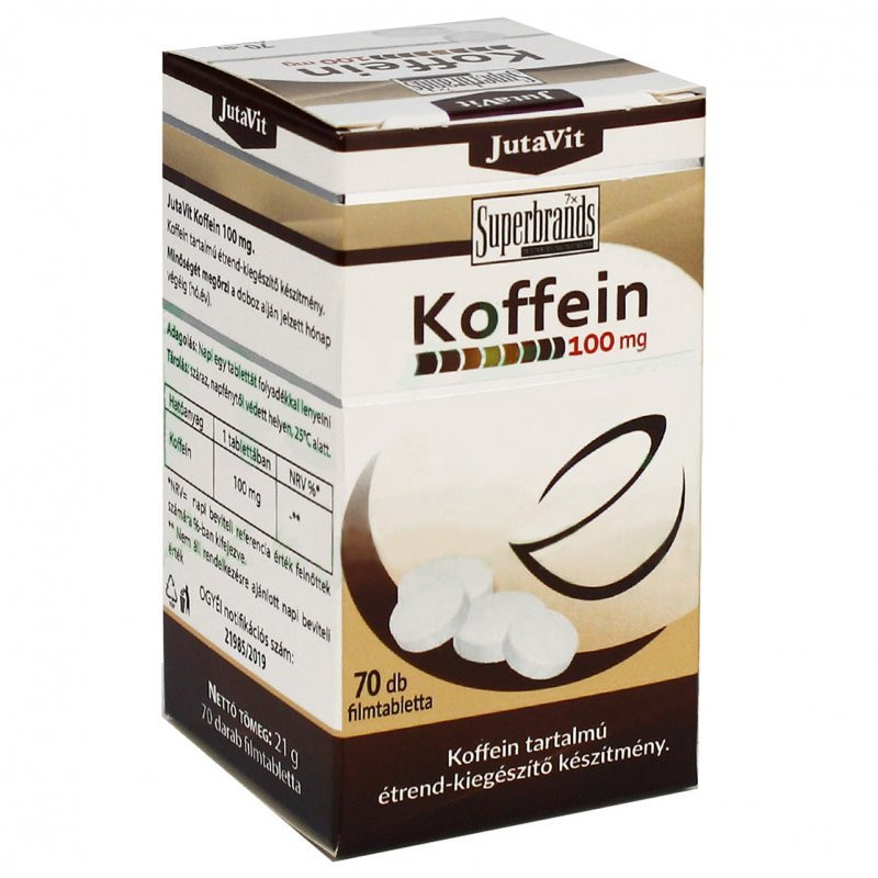 JUTAVIT Koffein 100 mg 70 tabletta