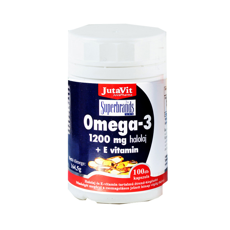 JutaVit Omega 3 Ulei de Peste 1200 mg 100 CPS