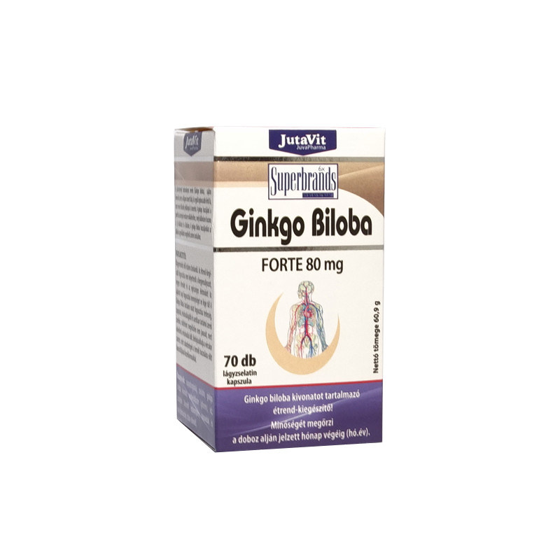 JutaVit Ginkgo Biloba forte 80mg 70 kapszula