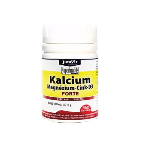 JUTAVIT CALCIU 500MG+MAGN 150MG+ZINC |15MG FORTE 30BUC/CUT