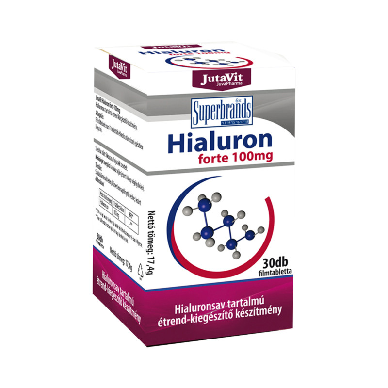 JutaVit Hialuron forte 100mg 30 tabletta