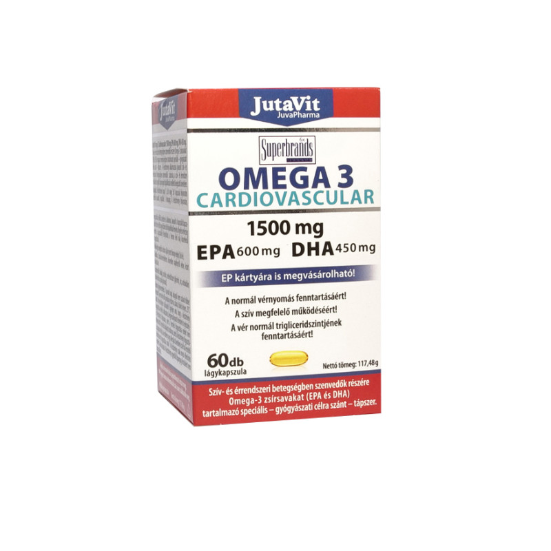 JutaVitOmega 3 Cardiovascular 1500 mg 60 kapszula