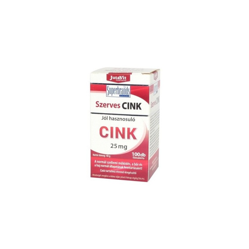 JUTAVIT Szerves Cink 100 tabletta