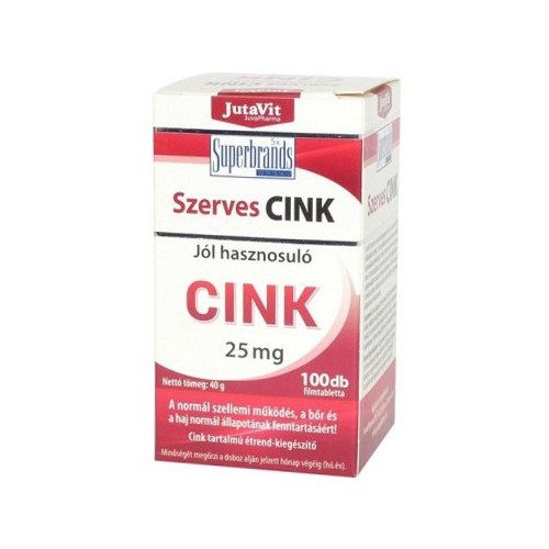 JUTAVIT Szerves Cink 100 tabletta