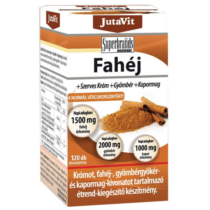 JutaVit Fahéj 120 tabletta