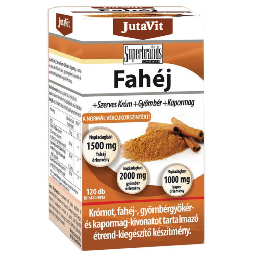 JutaVit SCORȚIȘOARĂ + Crom organic + Ghimbir + Semințe de mărar 120 tablete