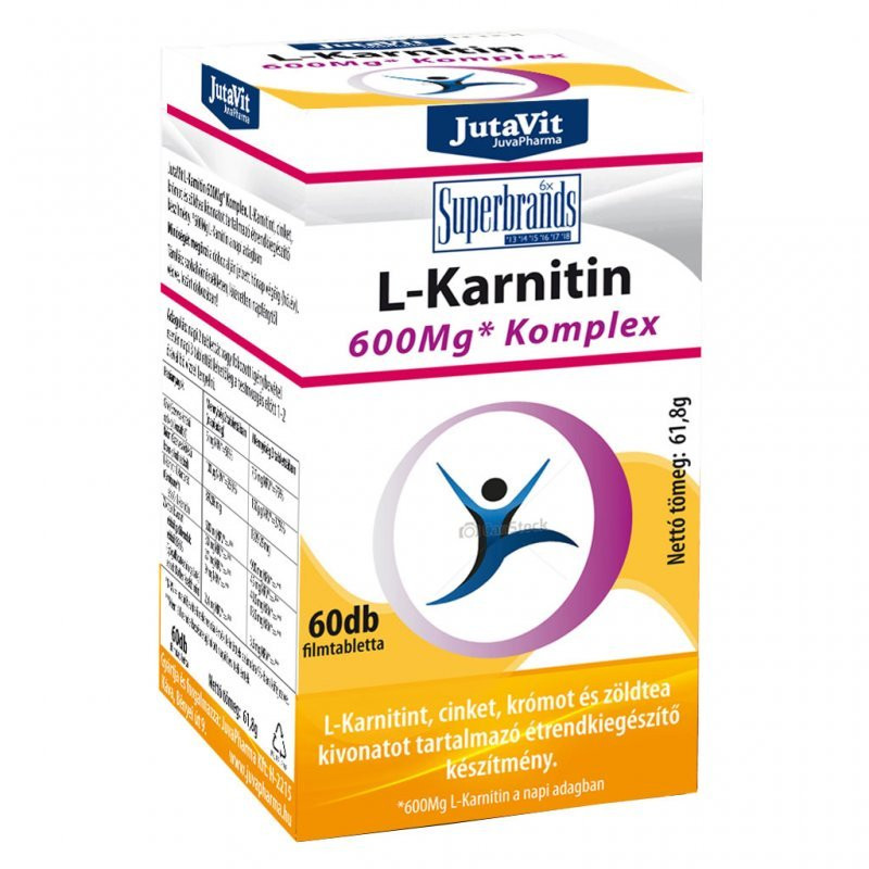 JutaVit L-Karnitin 600Mg Komplex 60 tabletta