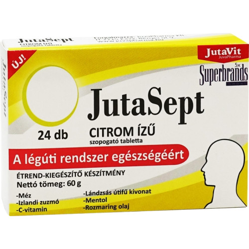JutaSept citrom ízű 24 tabletta