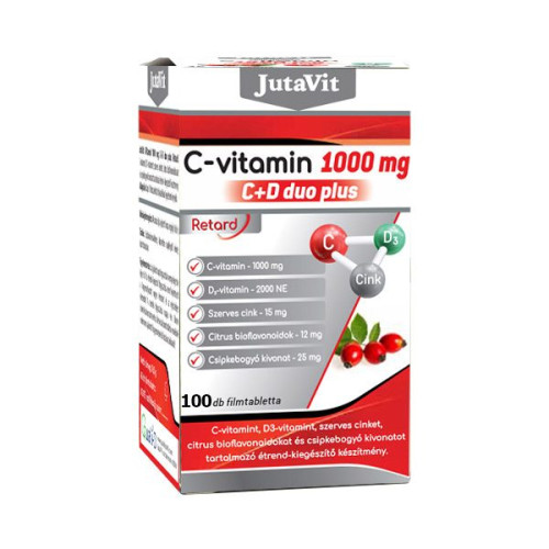 JutaVit C-1000mg C+D Duo Plus 100 tabletta