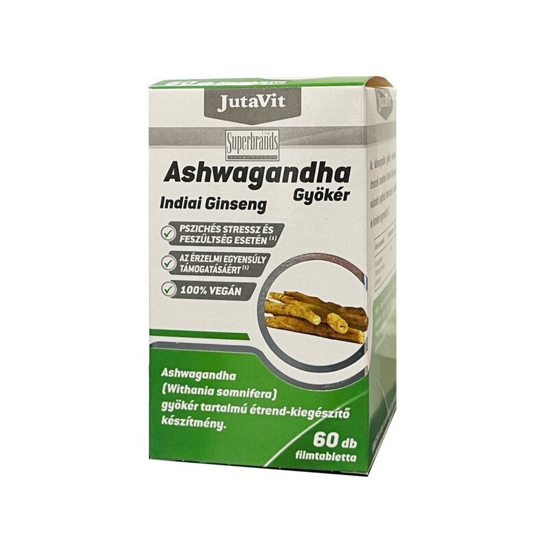JutaVit KSM®-66 Extract din radacina de Ashwagandha 300 mg 60 tablete