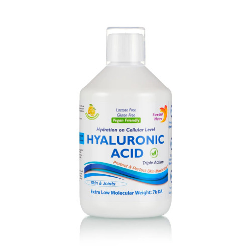 Acid Hialuronic Lichid 100Mg Super Concentrat (Piele, Riduri, Articulatii) – sticlă cu 500 ml