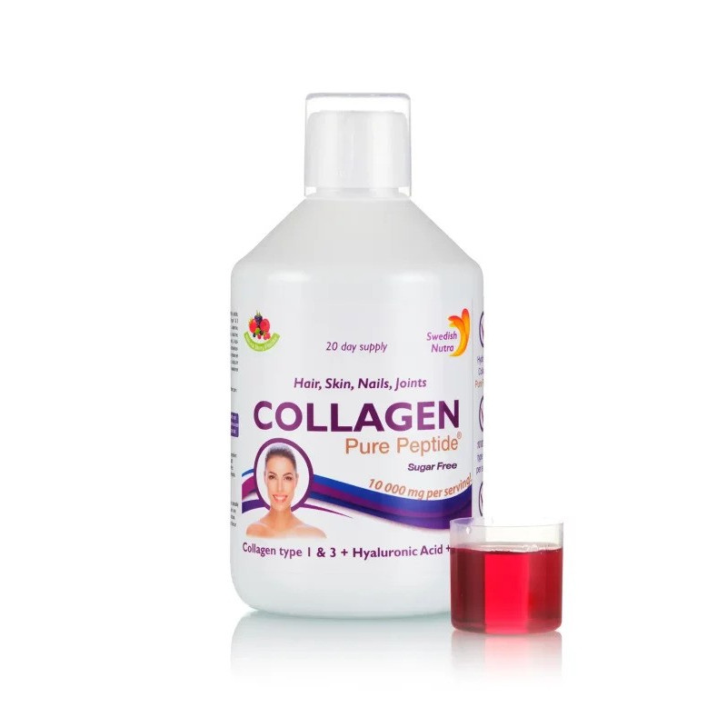 Colagen Lichid Hidrolizat 10000mg – sticlă cu 500 ml
