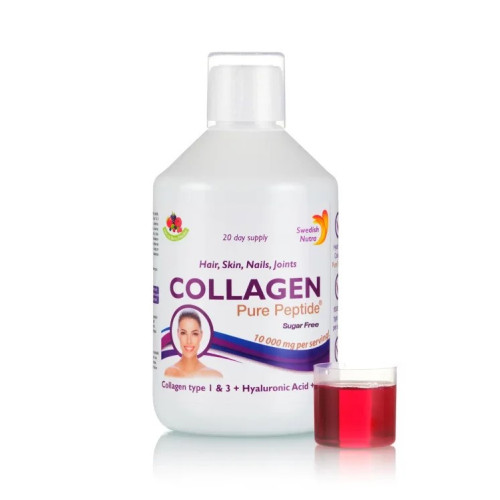Swedish Nutra Cukormentes Marhakollagén 500 ml - folyékony marhakollagén