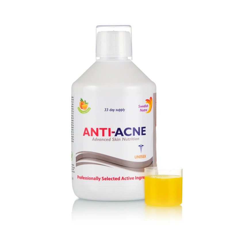 Swedish Nutra Anti-Acne folyékony komplex pattanás ellen 500 ml
