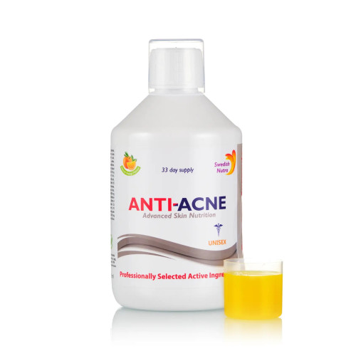 Swedish Nutra Anti-Acne folyékony komplex pattanás ellen 500 ml