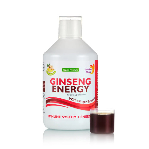 Ginseng Energy 2000Mg Lichid cu Ginseng Siberian – Ultra Concentrat – 500ml