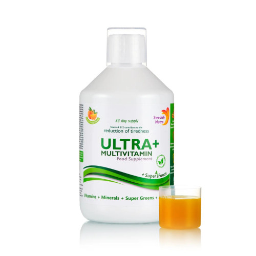 Ultra+ Detox Multivitamine Lichide cu 63 Ingrediente – 500ml