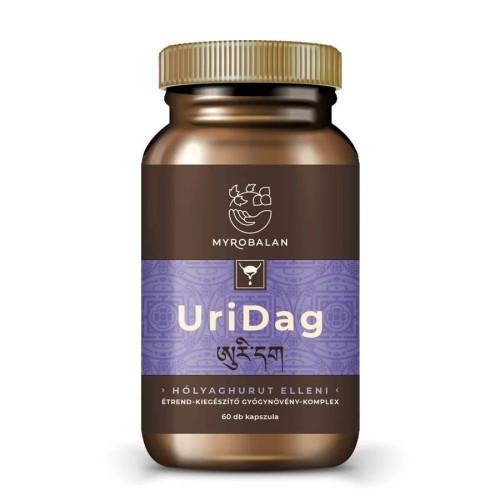 UriDag hólyaghurut és húgyúti fertőzések elleni gyógynövény-komplex 60 db kapszula