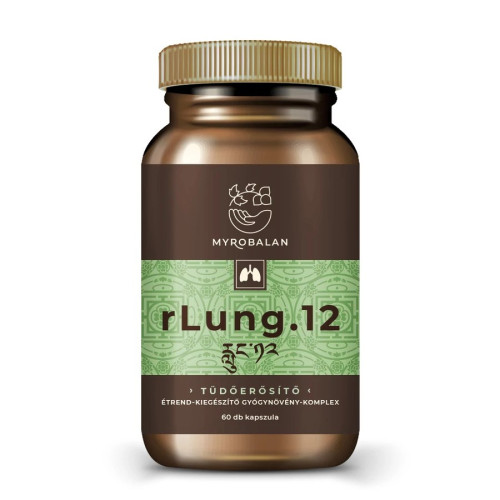 Myrobalan rLUNG.12 – Complex de plante medicinale pentru întărirea și curățarea plămânilor – 60 capsule