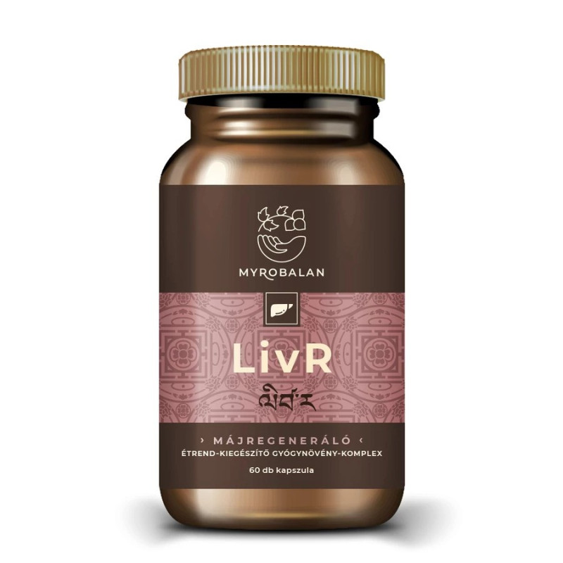 Myrobalan LIVR májtisztító- és regeneráló kapszula 60 db
