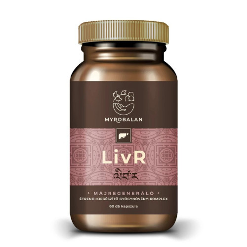 Myrobalan LIVR májtisztító- és regeneráló kapszula 60 db