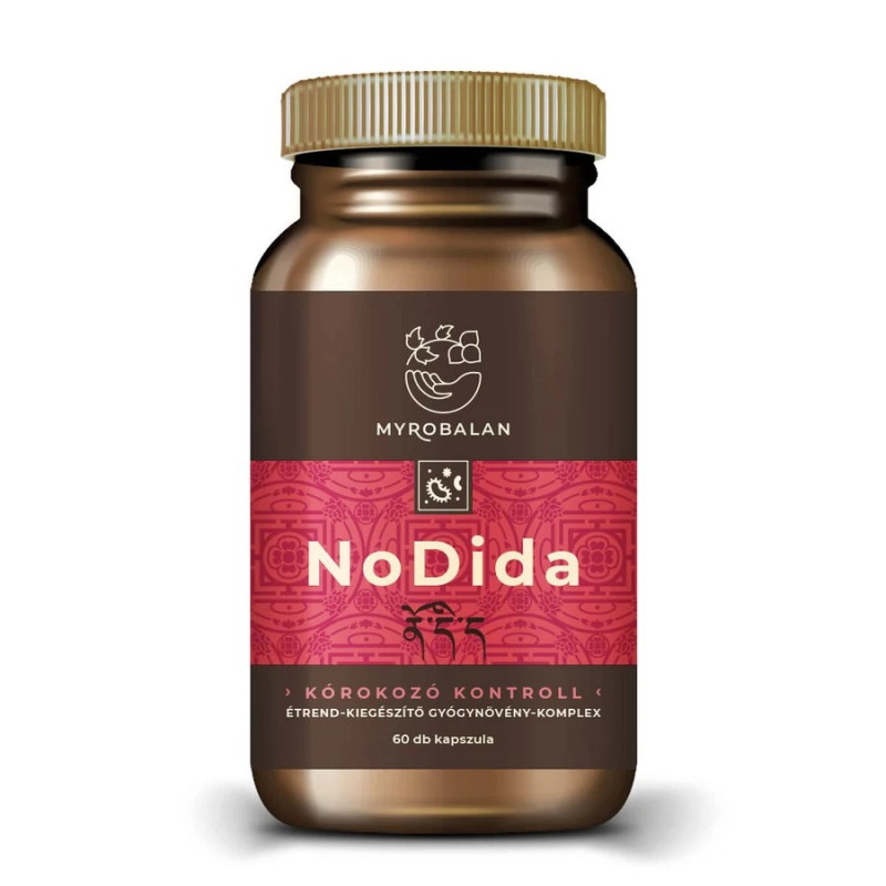 Myrobalan NODIDA candida, gombák, paraziták elleni gyógynövény kapszula 60 db