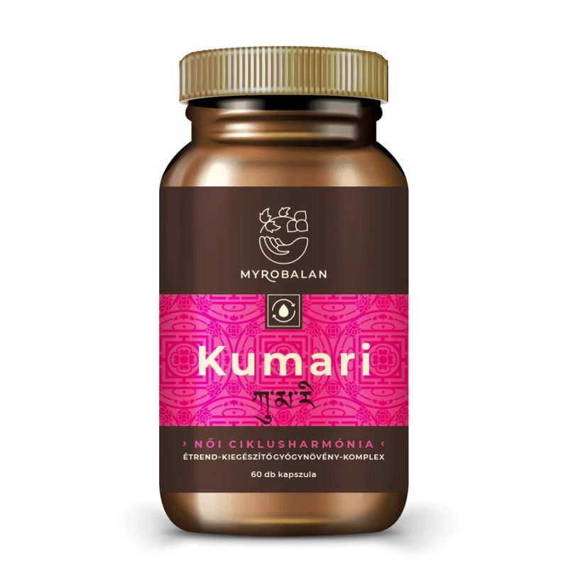 Myrobalan Kumari – Complex de plante medicinale pentru armonizarea ciclului menstrual, 60 capsule