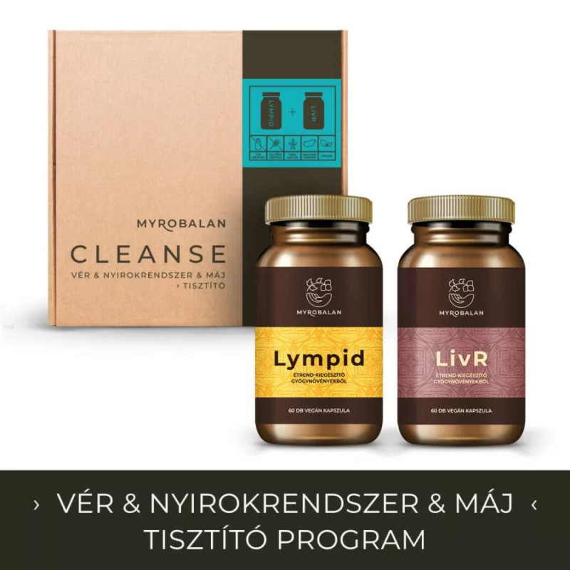 Myrobalan CLEANSE - vér & nyirokrendszer & máj tisztító program