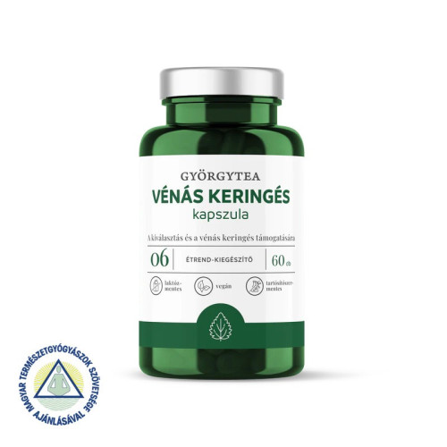Györgytea Circulație venoasă – Prezentare: 60 capsule