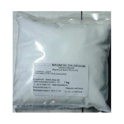 Magnézium-Klorid 6-Hidrát 1 kg Ph.Eur 9.0 minőség