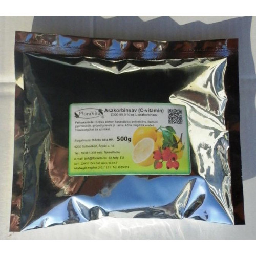 L-Aszkorbinsav C-vitamin 500 g Gyógyszerkönyvi minőségű