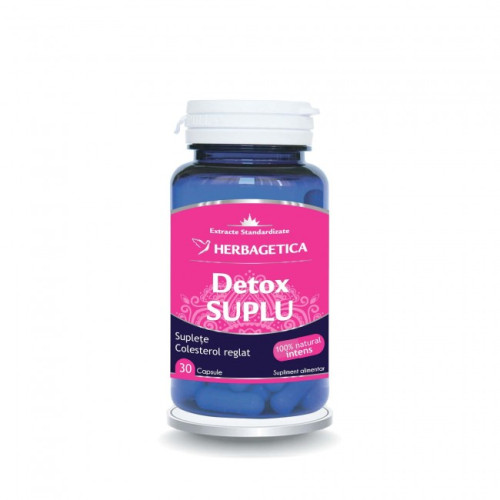 HERBAGETICA, Detox SUPLU, 30 capsule