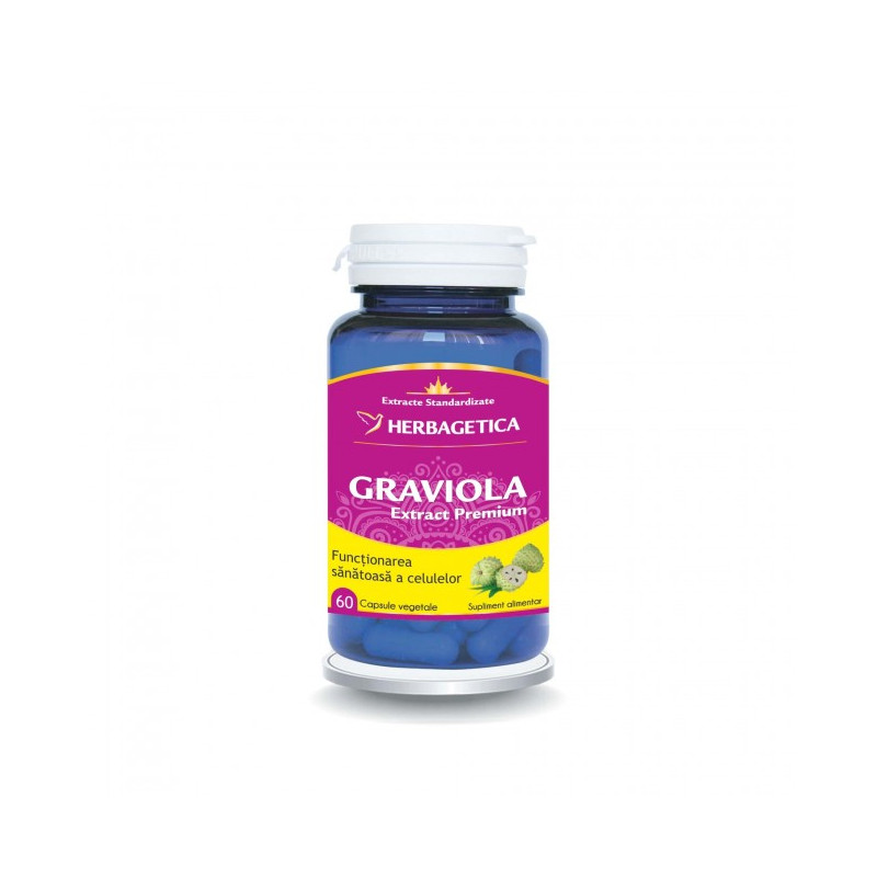 Graviola Kivonat Premium Herbagetica, 60 kapszula