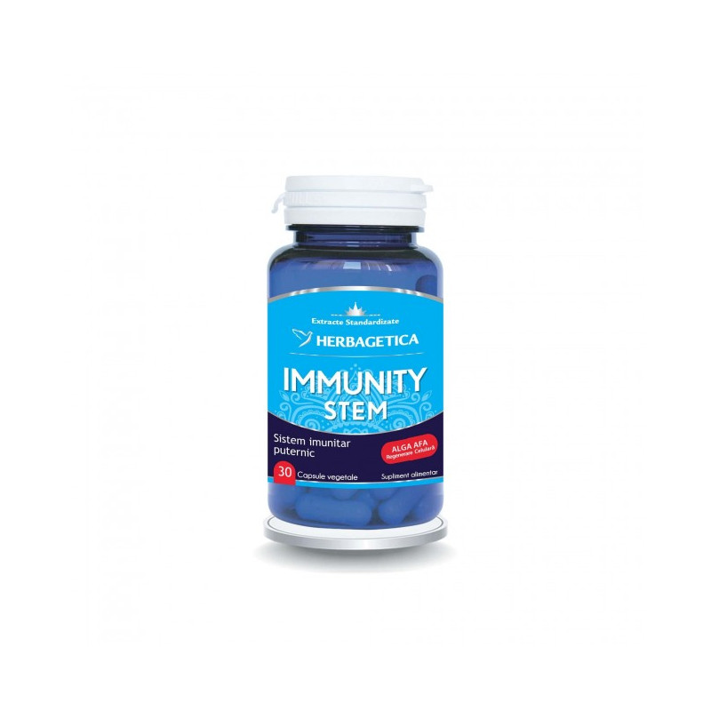 HERBAGETICA, IMMUNITY STEM, 30 capsule vegetale