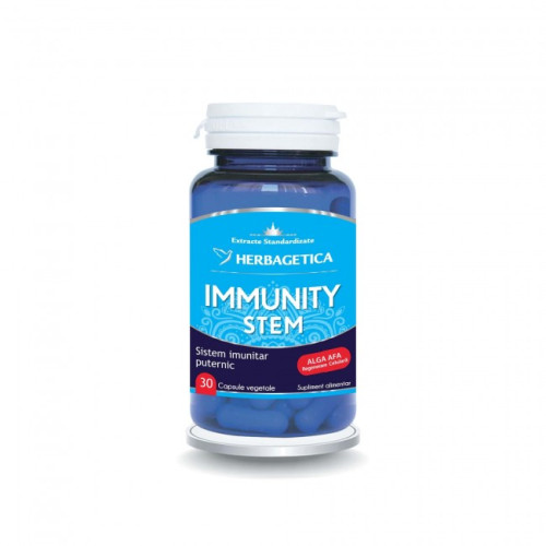 HERBAGETICA, IMMUNITY STEM, 30 capsule vegetale