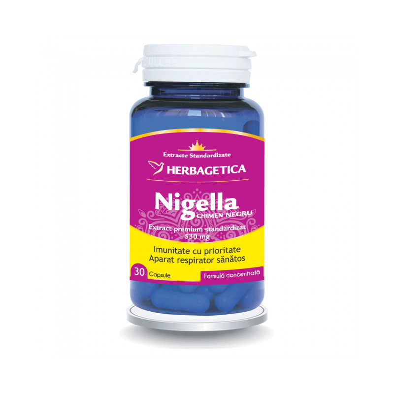 HERBAGETICA, Nigella CHIMEN NEGRU, 30 capsule
