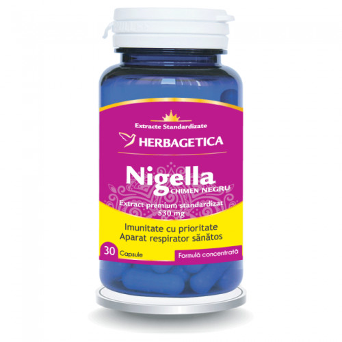HERBAGETICA, Nigella CHIMEN NEGRU, 30 capsule