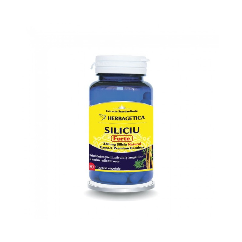 Siliciu Forte Herbagetica – 30 capsule