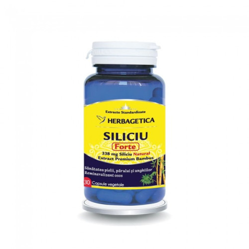Siliciu Forte Herbagetica – 30 capsule