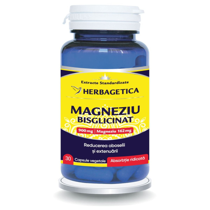 Herbagetica Magneziu Bisglicinat 30 capsule