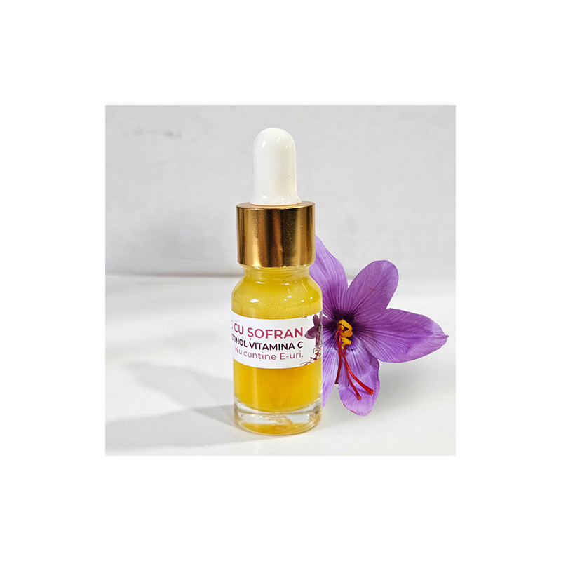 Sáfrányos Anti-Aging Arcszérum – Fiatalító, ránctalanító hatású szérum 10ml