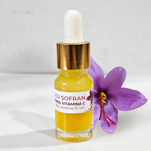 Sáfrányos Anti-Aging Arcszérum – Fiatalító, ránctalanító hatású szérum 10ml
