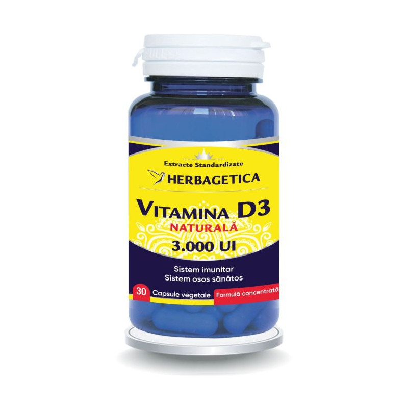 Herbagetica D3-vitamin 3000 NE – 30 kapszula
