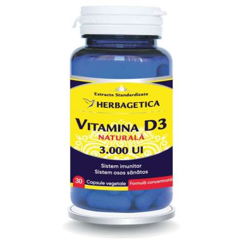 Herbagetica D3-vitamin 3000 NE – 60 kapszula