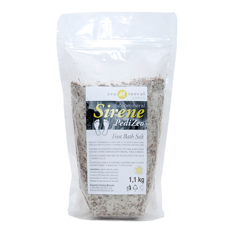 Sirene PediZeo – Lábfürdősó (1,1 kg)