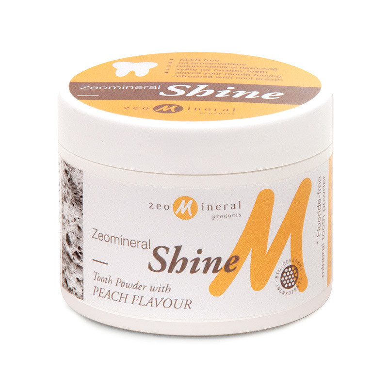 ZeoMineral Shine őszibarack – fogpor 50 g