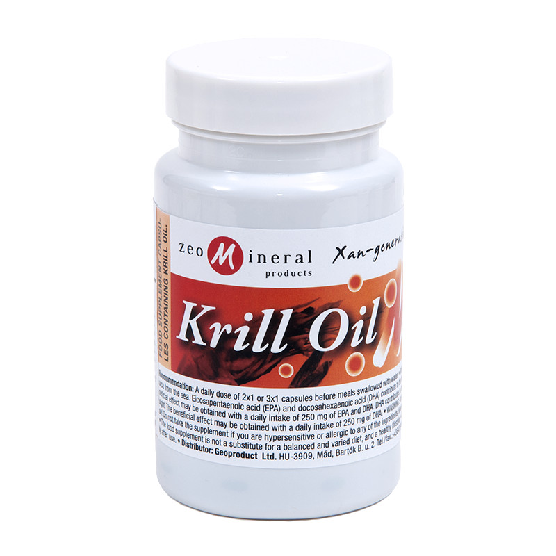 ZEOMINERAL Ulei de Krill Supliment Nutritiv, 60 capsule