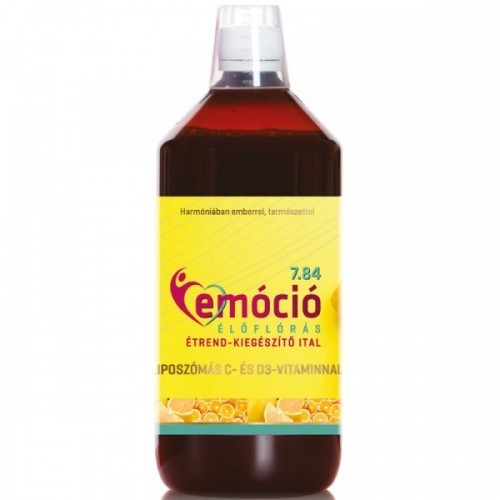 Emóció 7.84 élőflórás ital, liposzómás C- és D3-vitaminnal